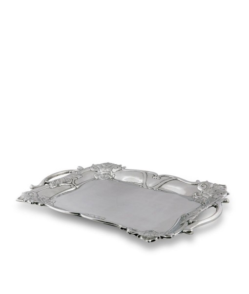 Designs Aluminum Fleur-De-Lis Rectangle Tray