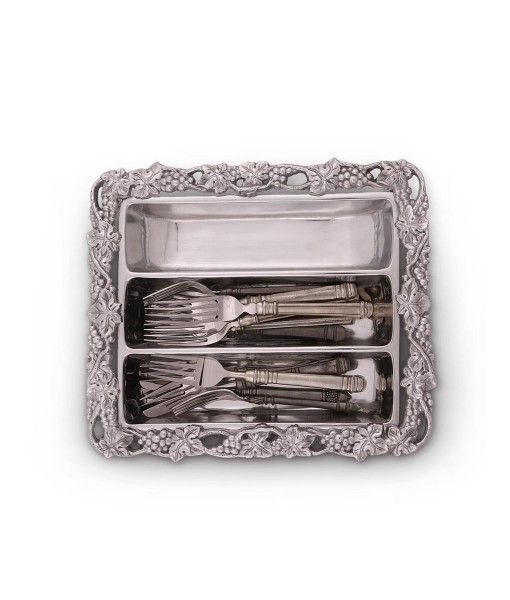 Designs Aluminum Grape Flatware Caddy