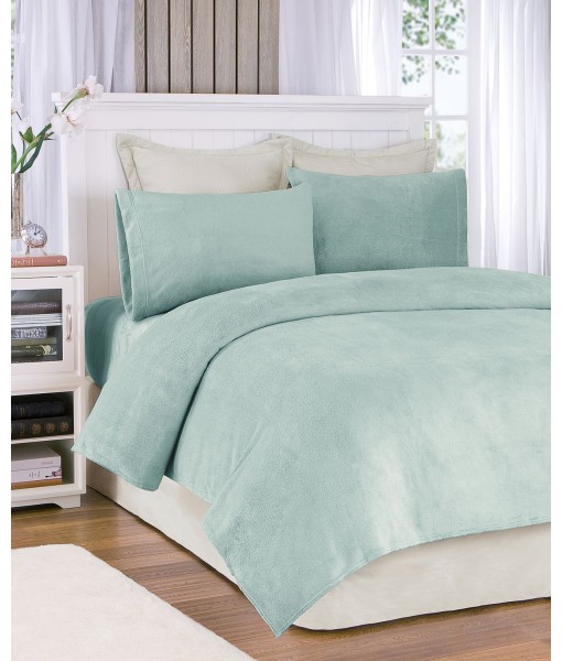 Soloft Plush Micro-Fleece 3-Pc. Sheet Set  Twin