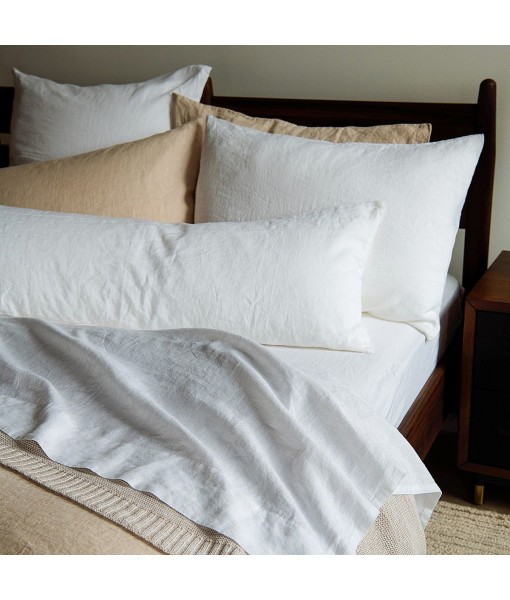 French Linen Body Pillow with removable Sham