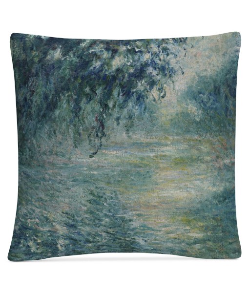 Claude Monet Morning On The Seine Decorative Pillow  16