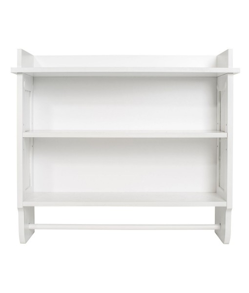 Redmon Contemporary Country Wall Shelf with Towel Bar