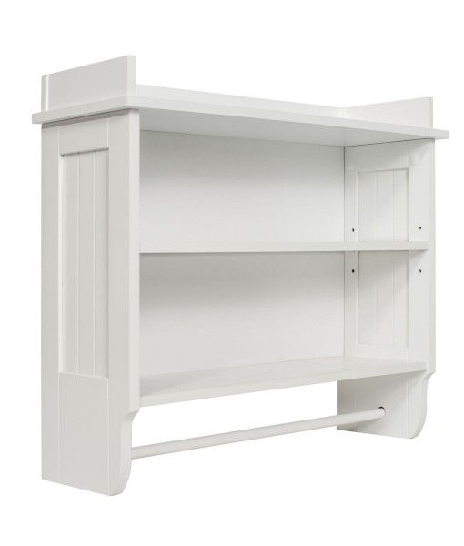 Redmon Contemporary Country Wall Shelf with Towel Bar