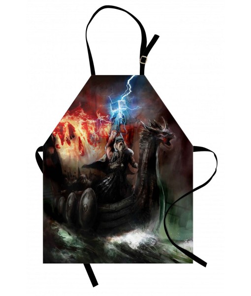 Fiery Dragon Breaths Apron